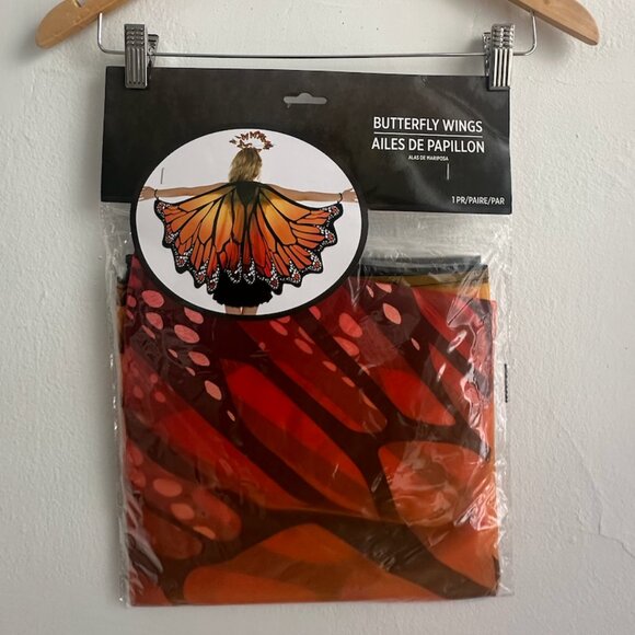 Party City Monarch Butterfly Wings Costume - Picture 1 of 3